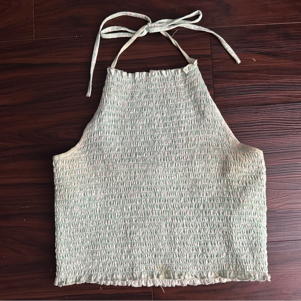 Billabong Smocked Halter Tank Top